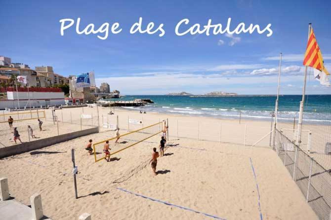 马赛T2 Plage Catalans-Vieux Port公寓 外观 照片